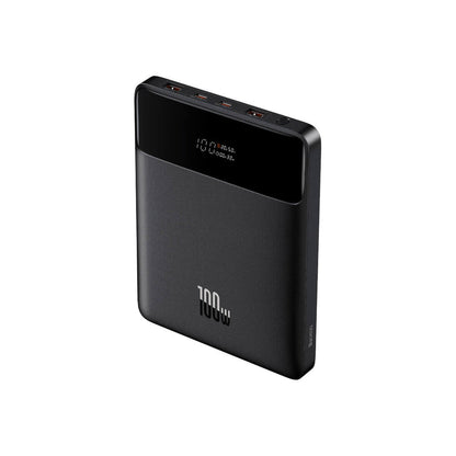 DZ-YMX Baseus Blade High Power Digital Display Quick Charge Power Bank 20000mAh 100W Black （UL Edition) （ Include：Baseus Xiaobai series fast charging Cable Type-C to Type-C 100W(20V/5A) 1m Black)