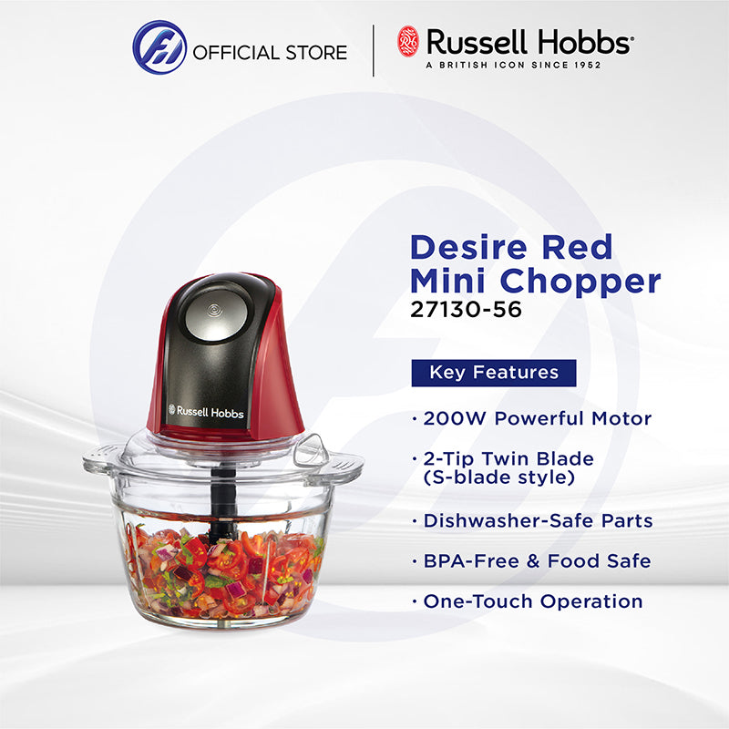 Russell Hobbs Desire Red Mini Chopper 27130-56