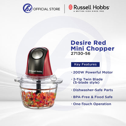 Russell Hobbs Desire Red Mini Chopper 27130-56