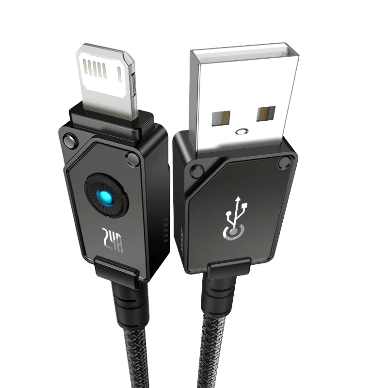 Baseus Unbreakable Series Fast Charging Data Cable USB to iP 2.4A 1m/2m