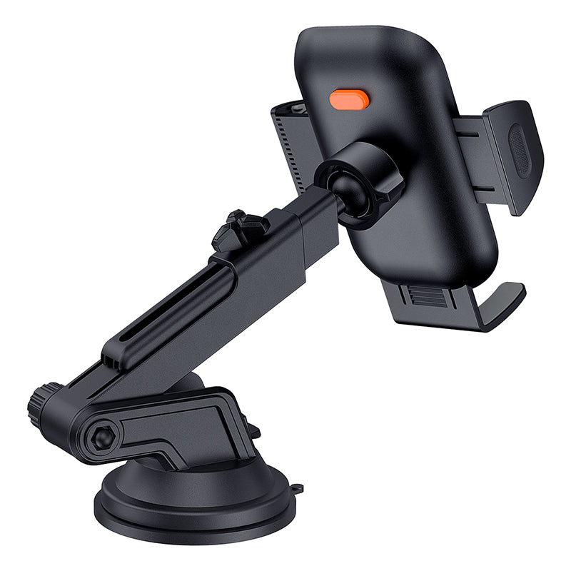 Baseus UltraControl Go Series Clamp-Type Phone Holder (Suction Cup Version) Cluster Black