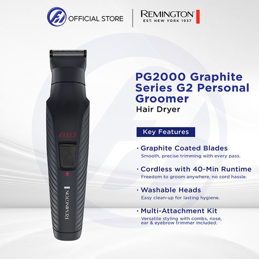 Remington PG2000 Graphite Series G2  Personal Groomer |Multi-Grooming Kit