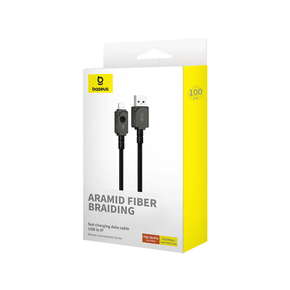 Baseus Unbreakable Series Fast Charging Data Cable USB to iP 2.4A 1m/2m
