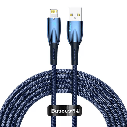 Baseus Glimmer Series Fast Charging Data Cable USB to iP 2.4A 1m/2m