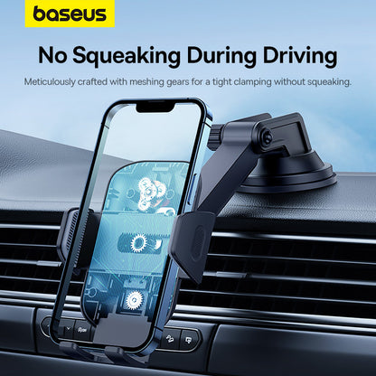 Baseus UltraControl Go Series Clamp-Type Phone Holder (Suction Cup Version) Cluster Black