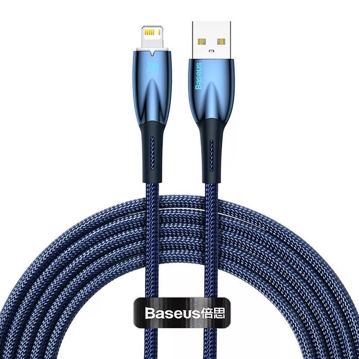 Baseus Glimmer Series Fast Charging Data Cable USB to iP 2.4A 1m/2m