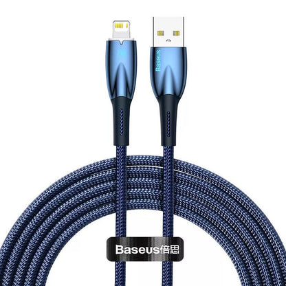 Baseus Glimmer Series Fast Charging Data Cable USB to iP 2.4A 1m/2m