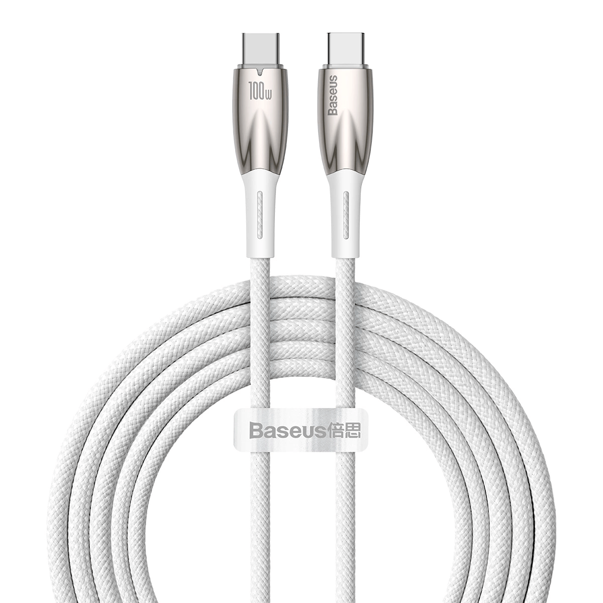 Baseus Glimmer Series Fast Charging Data Cable Type-C to Type-C 100W 1m/2m