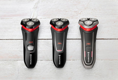 Remington R4000 Style Series R4 Electric Rotary Shaver | Dual Track Blades | Wet & Dry | Cordless
