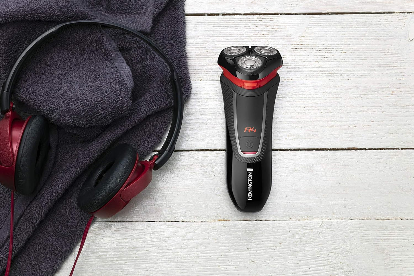 Remington R4000 Style Series R4 Electric Rotary Shaver | Dual Track Blades | Wet & Dry | Cordless