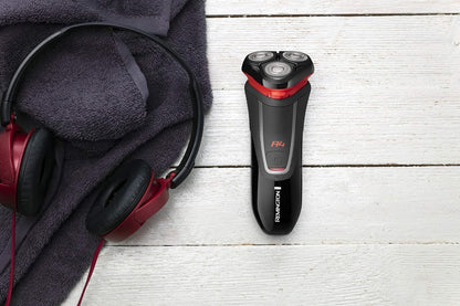 Remington R4000 Style Series R4 Electric Rotary Shaver | Dual Track Blades | Wet & Dry | Cordless
