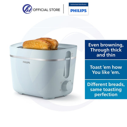 PHILIPS 3000 Series Pearl Blue Toaster – HD2560/40
